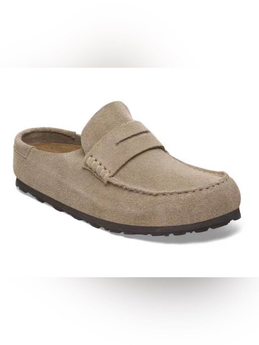 Birkenstock Naples Wrapped Taupe Narrow Fit Suede Size 39 EU 8 US